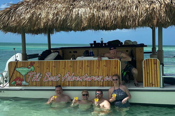 Private 2-Hour Tiki Boat Party in Key West & Mini Sandbar - Introducing the Private 2-Hour Tiki Boat Party in Key West & Mini Sandbar
