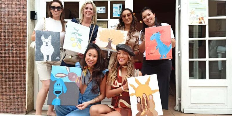 Private 2 Hours Painting Class near Cannes - Key Points