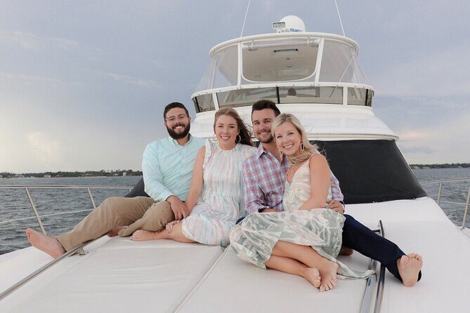 Private 3 Hour Sunset Cruise On A 50' Luxury Yacht With Captain - FAQs
