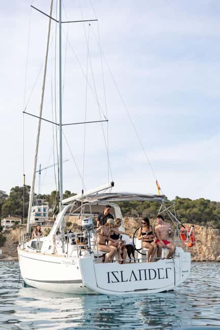 Private and exclusive sailboat in and around the Bay of Palma - Key Points