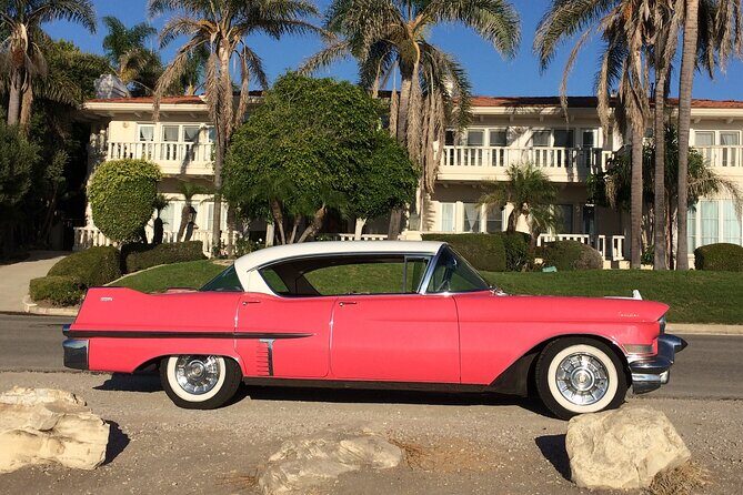 Private Beach Cities Tour in a 1957 Pink Cadillac - Key Points