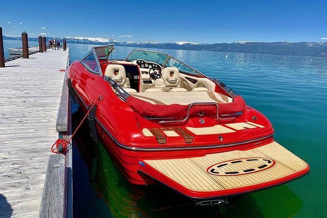 Private Boat Charter Emerald Bay in the Grateful Red - The Guide and Customer Service