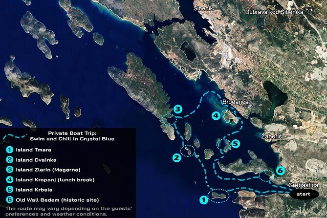 Private Boat Trip - Swim and Chill in Crystal Blue ibenik - An In-Depth Look at the Private Boat Trip in ibenik