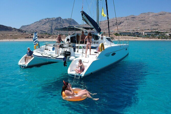 Private CATAMARAN daytrip - Lindos/ Rhodos with Lunch and drinks - Overview of the Private Catamaran Daytrip in Rhodes