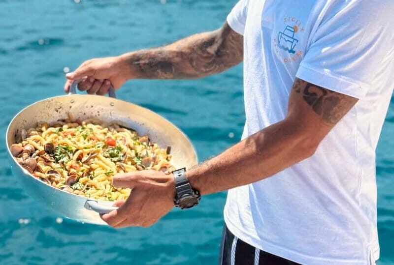 Private Catamaran Tour West Coast of Palermo with Lunch and Snorkeling - The Food and Drink