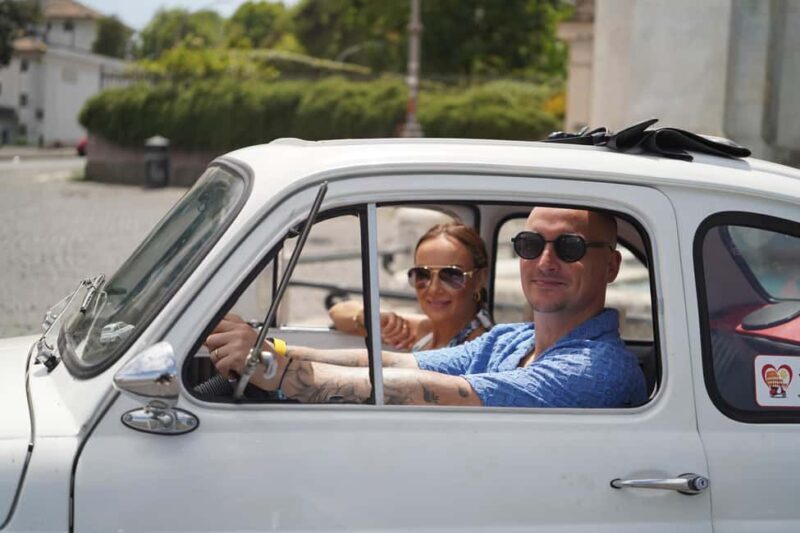 Private convertible Fiat500 tour to Savoca Godfather village - The Experience of the Fiat 500 Convertible