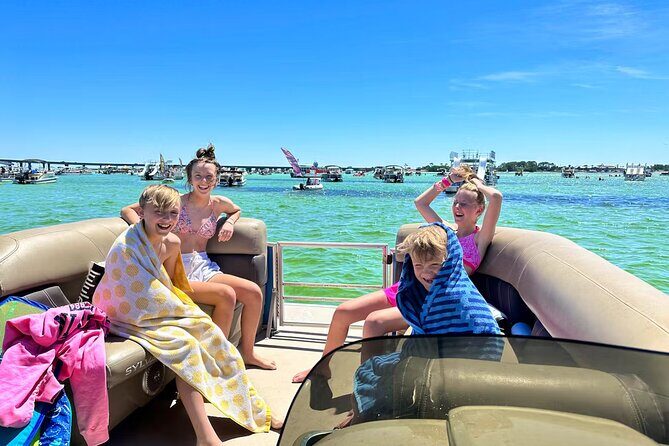 Private Crab Island Pontoon Charter with Bote Hangout Floats! - What to Expect on Your Crab Island Pontoon Adventure