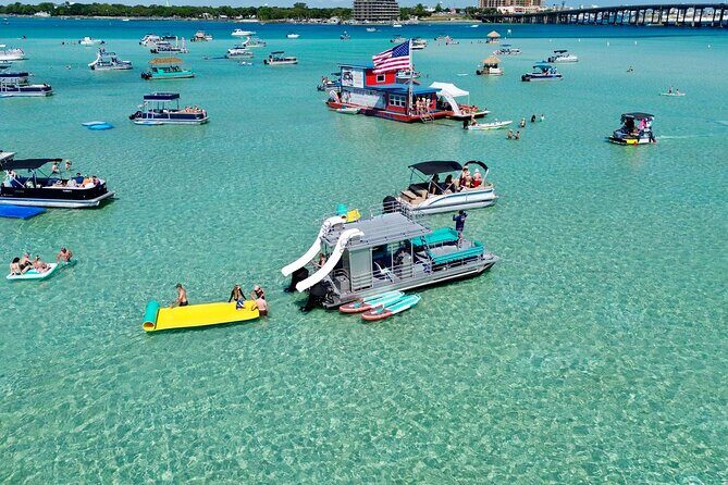 Private Crab Island Slide Pontoon Charter w/Restroom (Up to 12) - Why We Think This Tour Is a Great Choice