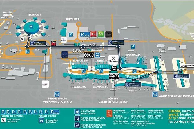 Private departure transfer from Paris to Paris Orly Airport - Key Points