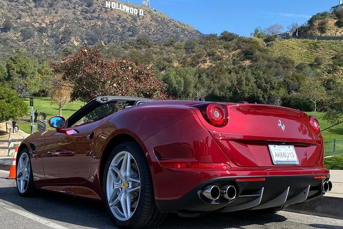 Private Ferrari California T Drive from Hollywood to Sunset Plaza - Key Points