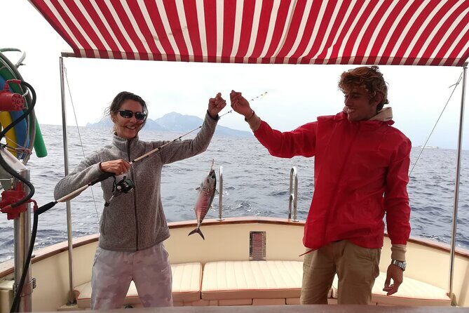 Private Fishing and Capri tour with lunch from Sorrento - Key Points