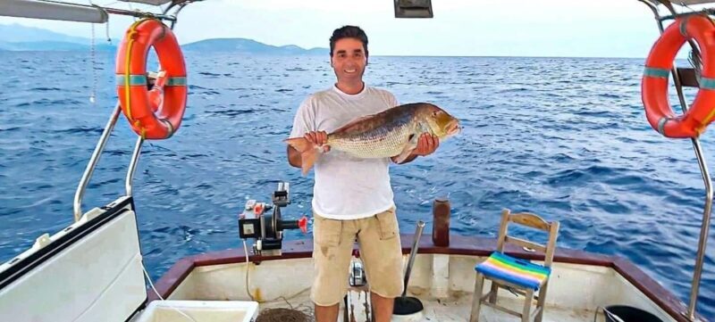 Private Fishing Tour in a Traditional Boat from Athens - The guide and the atmosphere