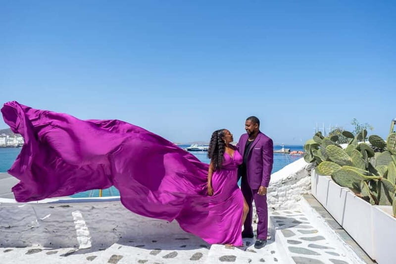 Private Flying Dress Photoshoot Santorini With Pickup - Who Should Consider This Photoshoot?