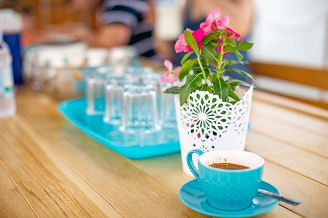 Private Gourmet Boat tour to island of Love - The Stops that Make the Day Special