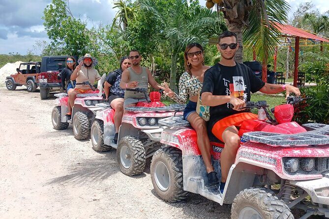 Private Jeep Tour Full Experience and ATV with Caverns & Cedral - Beach Relaxation and Turtle Sightings