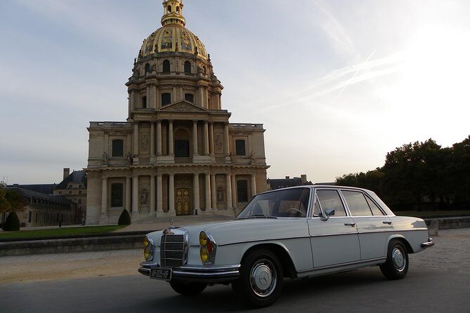 Private Paris guided Tour by classic 1970 Mercedes S Class - FAQ