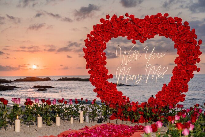 Private Photoshoot Giant Heart with Roses - Introducing the Private Photoshoot Giant Heart with Roses