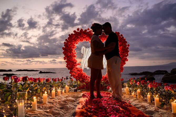 Private Photoshoot Giant Heart with Roses - The Logistics and Practical Details