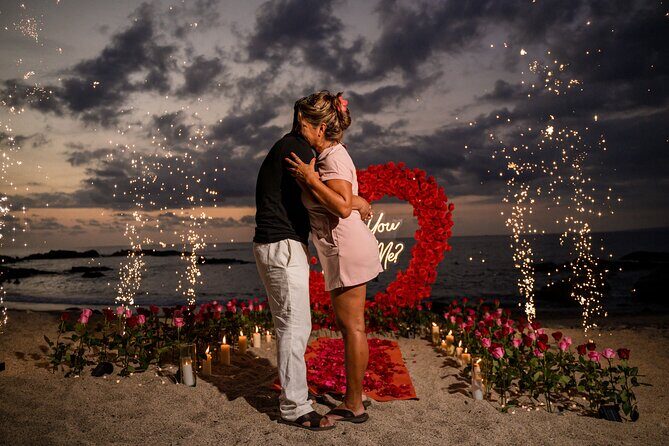 Private Photoshoot Giant Heart with Roses - The Value of the Experience