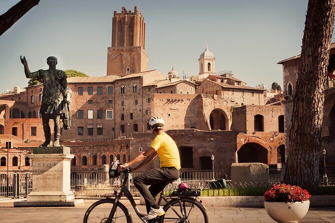 Private Rome City Bike Tour with quality Cannondale EBike - A Well-Rounded Itinerary