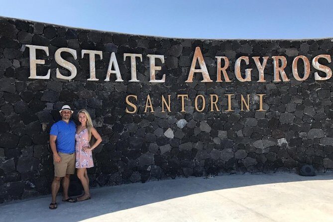 Private Santorini Wine Adventure in 3 Wineries with 12 Tastings - What’s The Downside?