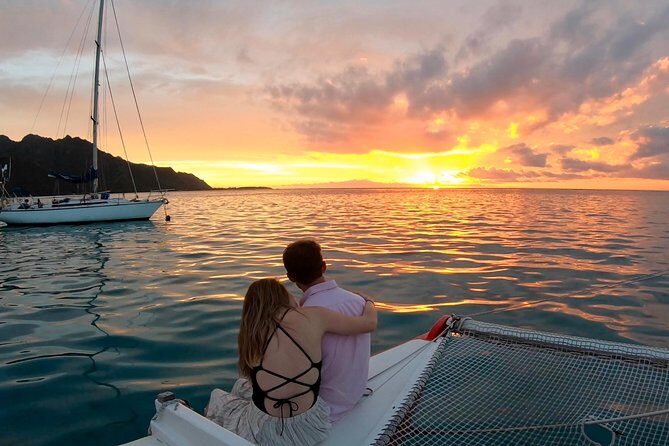 PRIVATE Sunset Cruise : Moorea Sailing on a Catamaran named Taboo - Key Points