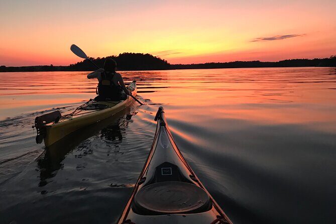 PRIVATE Sunset Kayaking in Stockholm Archipelago Nature Reserve - Who Will Enjoy This Experience?