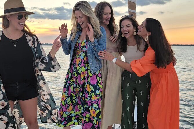 Private Sunset Sail BYOB Dolphin/History Tours on 43ft Mystique - Discovering Charleston from the Water