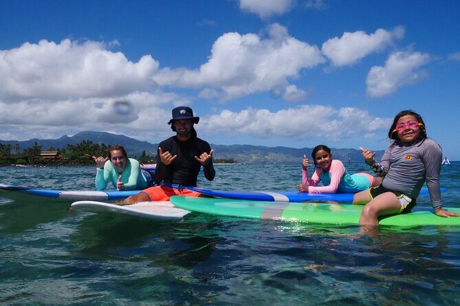 Private Surf Lesson for 3-5 People in North Shore Oahu - Key Points
