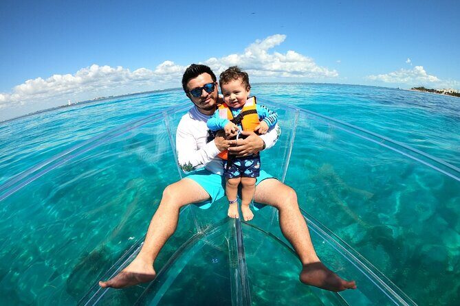 Private Tour Isla Mujeres excursion in Transparent Boat - Key Points