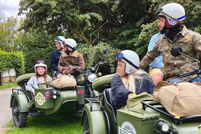 Private tour of 2 hour to 7 hours by sidecar on the D-Day beaches - The Experience for You