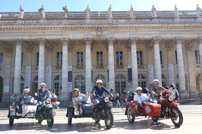 Private Tour of Bordeaux in a Sidecar 1h30 - A Deep Dive into the Bordeaux Sidecar Tour