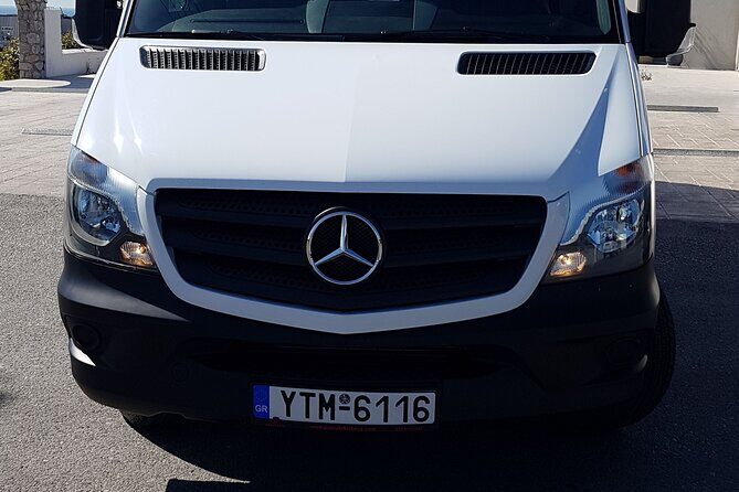 Private Transfer from-to Santorini airport to-from anywhere in Santorini Island - Key Points