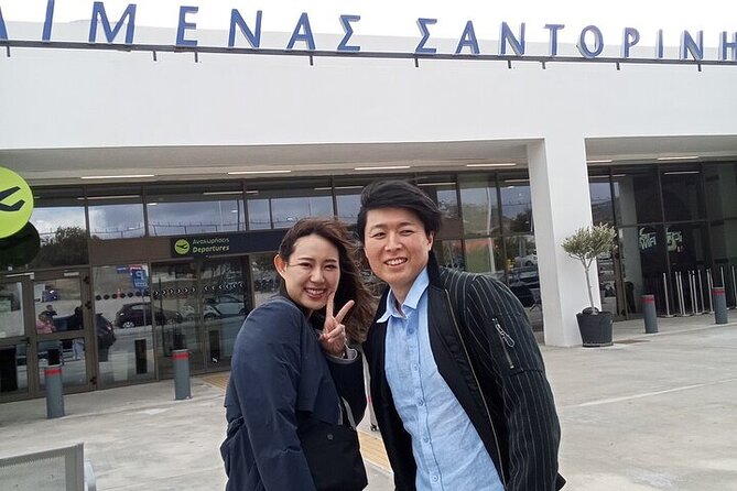 Private Transfer in Santorini - Airport,Hotel & Town Pickups - Onboard Comfort: A/C, WiFi, and Space for a Group of Four