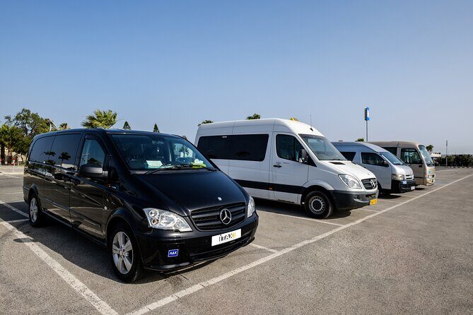 Private Transfer: Larnaca Airport to Ayia Napa with return 1-14 pax - The Sum Up