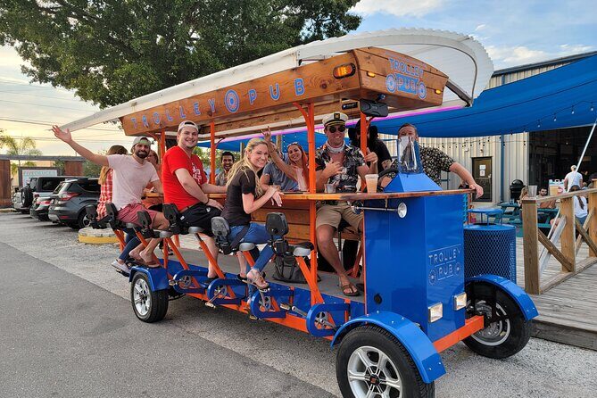 Private Trolley Pub w/ Bar+Mural Stops: up to 15ppl - The Sum Up