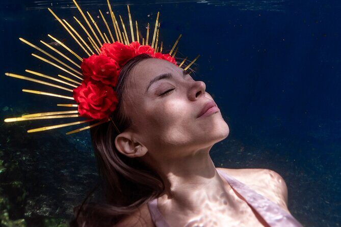 Private Underwater Photo Session with Cenote Entrance Included - Key Points