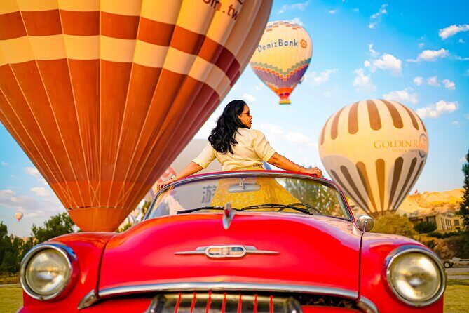 Private Vintage Car Tour in Cappadocia with Balloon View - Key Points