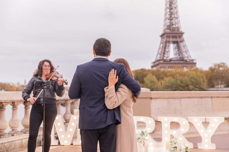 Proposal 'Marry Me' - Big letters - Paris Proposal Planner - What’s Included?