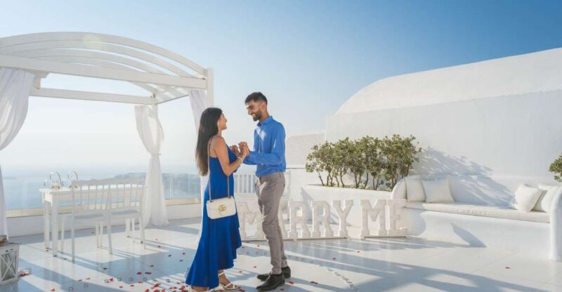 Proposal Photoshoot Santorini - Is It Worth the Price?