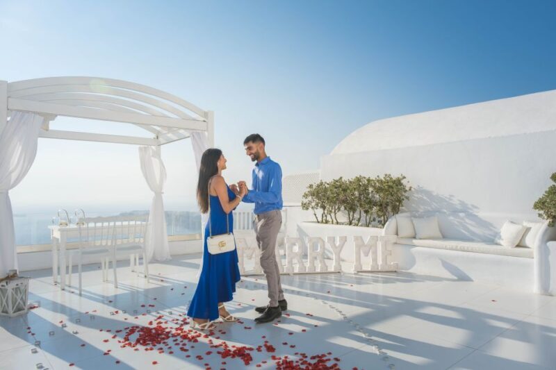 Proposal Photoshoot Santorini - Practical Tips & Considerations