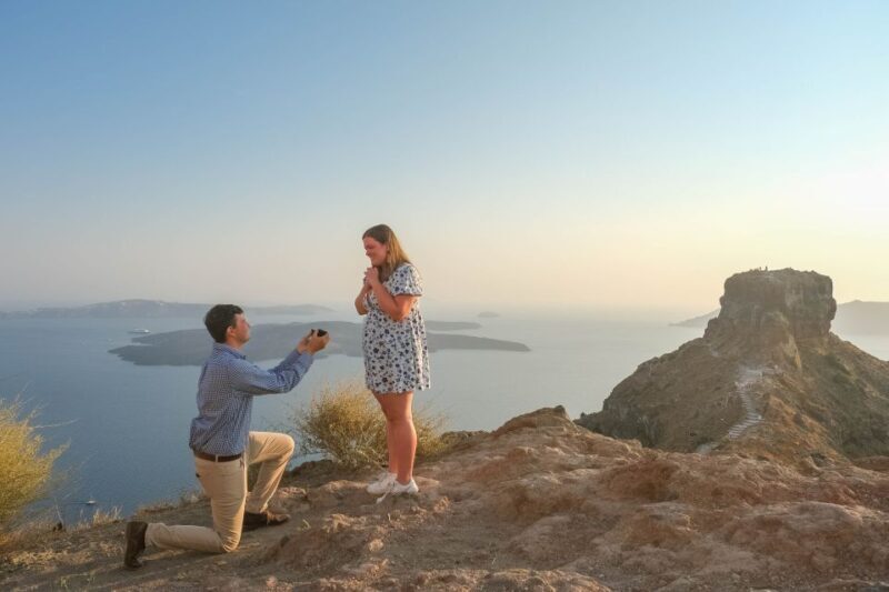 Proposal Photoshoot Santorini - The Sum Up