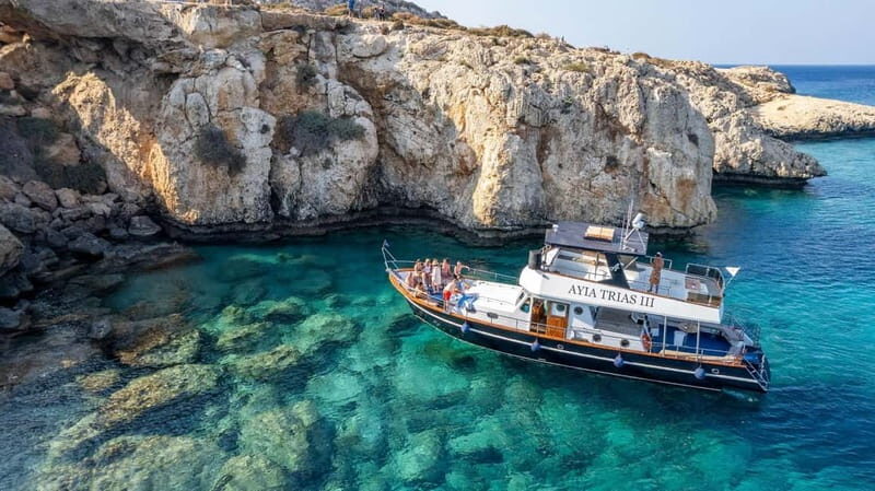 Protaras: Luxury Blue Lagoon Cruise / 3H, 2 Swim Stops - The Experience in Detail