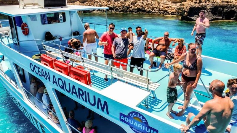 Protaras: Turtle Cove & Blue Lagoon Cruise - Lover’s Bridge, Shark’s Mouth, and Pirate’s Cave: the cave chain from the boat
