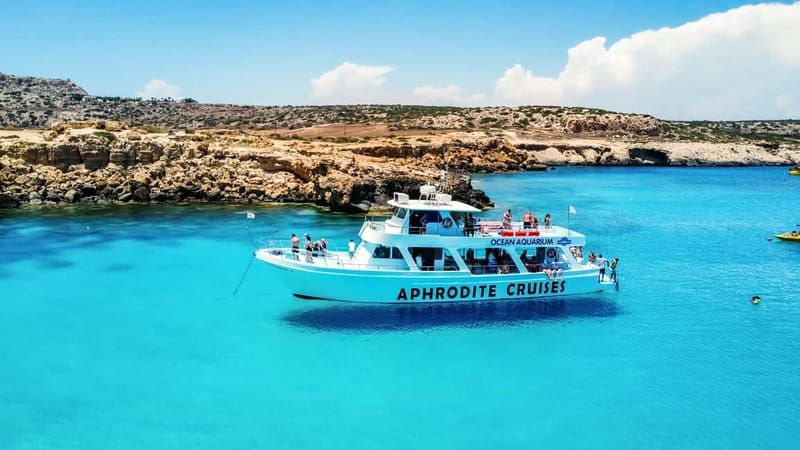 Protaras: Turtle Cove & Blue Lagoon Cruise - Blue Lagoon (Ayia Napa): 30 minutes to swim and snorkel