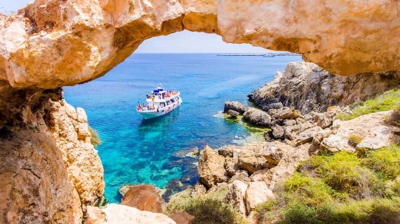 Protaras: Turtle Cove & Blue Lagoon Cruise - Onboard comfort: decks, toilets, freshwater sink, and Wi‑Fi