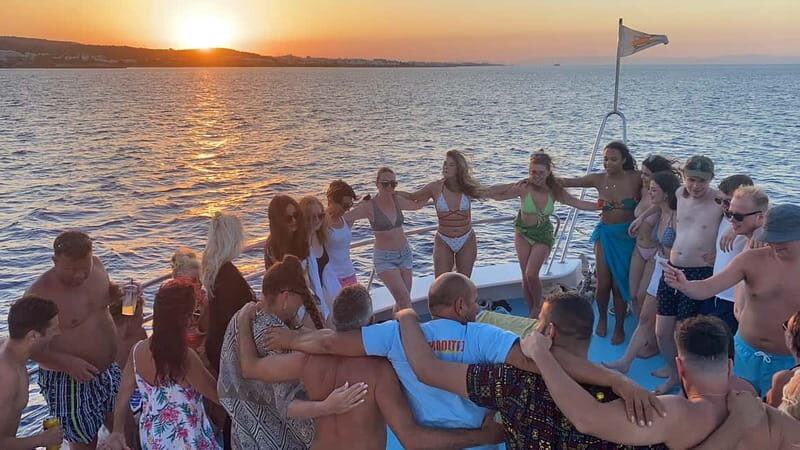 Protaras: Turtle Cove & Blue Lagoon Sunset Cruise - The Atmosphere Onboard