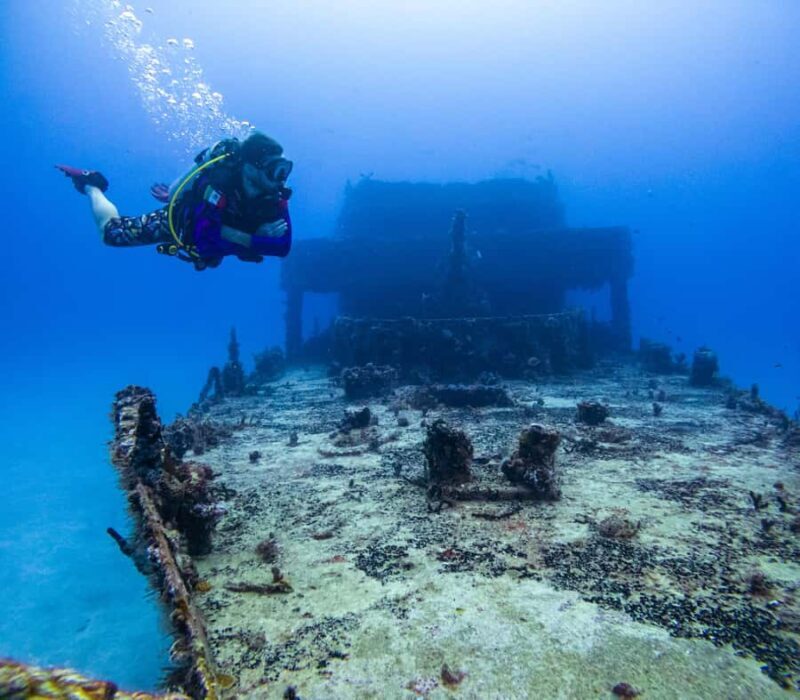 Puerto Morelos: Shipwreck and Reef Diving Tour - Key Points