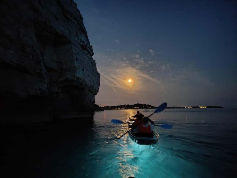 Pula: Istria Cave LED Illuminated Kayak Tour by Night - Key Points