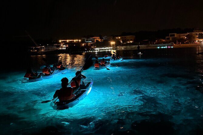 Pula: Sunset/Night-time Illuminated Transparent Kayak Tour - The Experience: What to Expect
